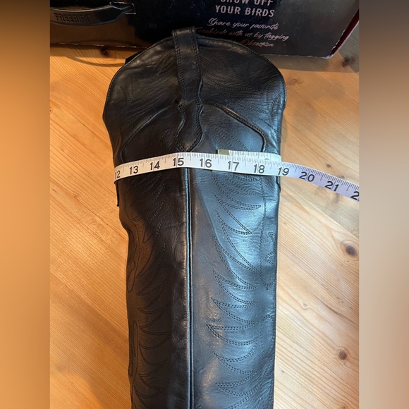 Freebird Womens Size 10, “MISTY,” Black Leather Tall Western boots - Picture 8 of 8